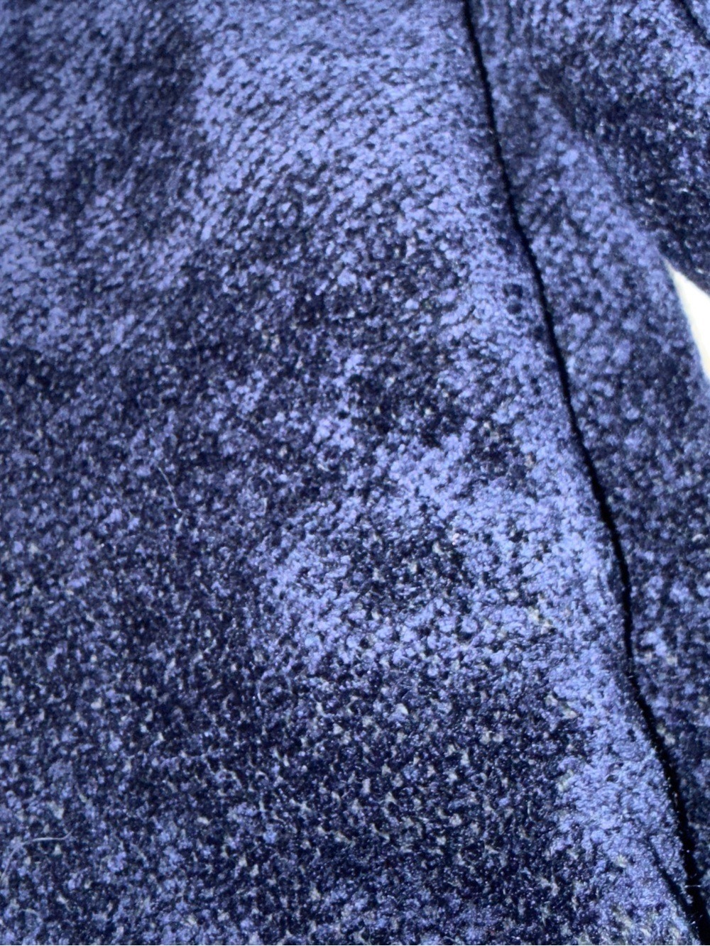 Classic dark blue Fringe Wrap Scarf for Women Italy ๐ฎ๐น made - Picture 2 of 9